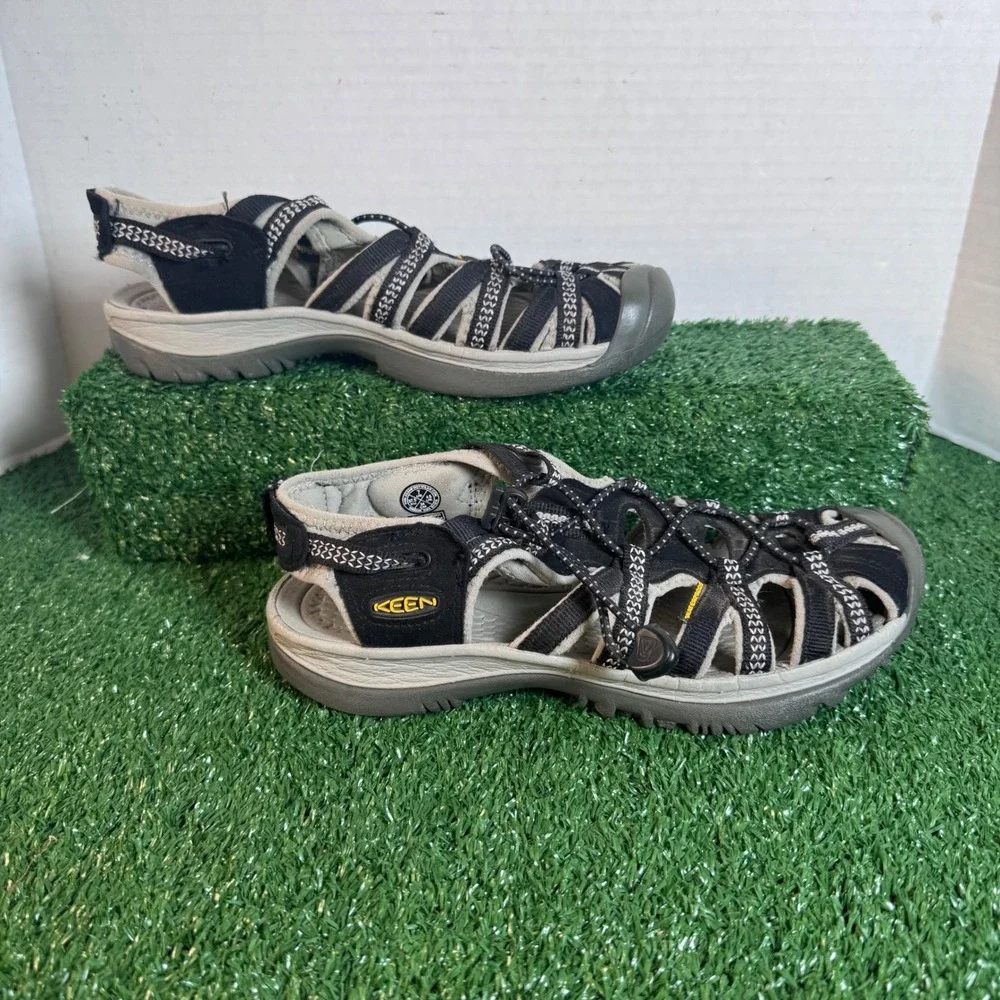 Keen Whisper Womens Black Waterproof Hiking Sport Sandals Size 7‎ 1008448